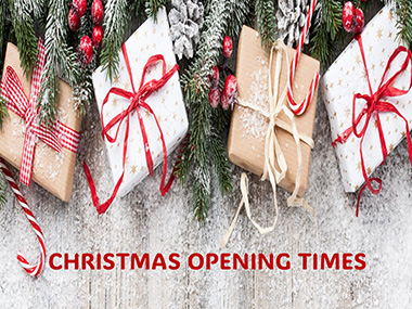 CHRISTMAS 2023 OPENING TIMES